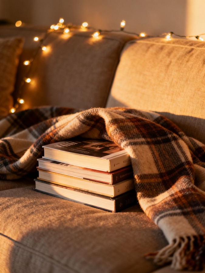 Карта желаний на зиму: Книги под пледом