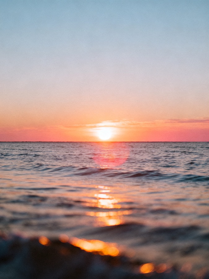 Карта желаний на лето: Закат у моря