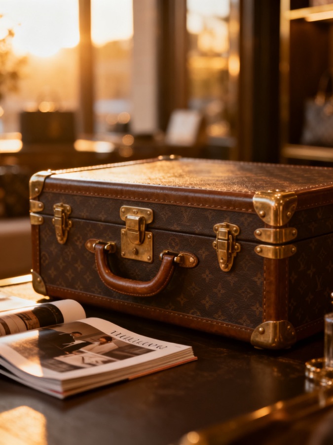 Картинка для карты желаний: Louis Vuitton · Дорожный сундук