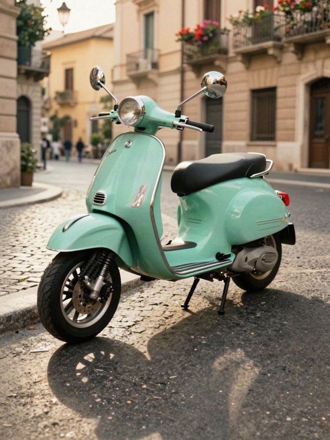 Картинка для карты желаний: Мотоцикл · Vespa